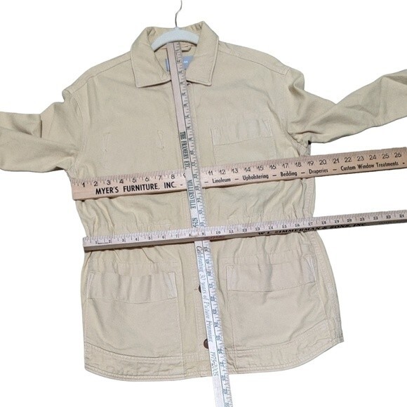 Everlane the cinchable Golden hour yellow chore utility jacket size XS - Picture 4 of 7